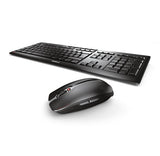 CHERRY Desktop STREAM Wireless Keyboard and Mouse Black UK English