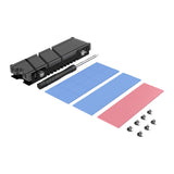 Xclio xCold M.2 Pro SSD 22x80 Aluminum Heat Sink Cooling Kit with Thermal Pads PC/PS5