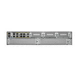 Cisco ISR 4451 1-2G system throughput, 4 WAN/LAN ports, 4 SFP ports, 10 Core CPU