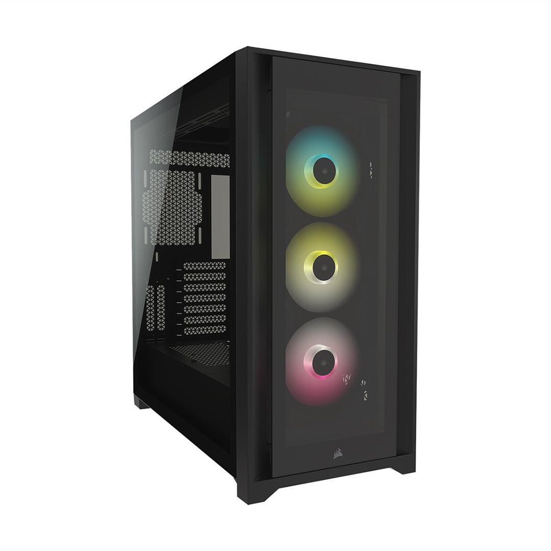 CORSAIR iCUE 5000X RGB Midi Tower - Black