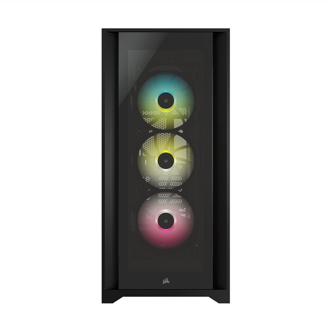 CORSAIR iCUE 5000X RGB Midi Tower - Black