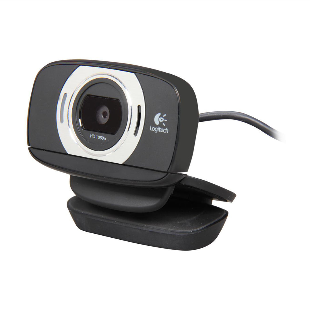 Logitech HD Webcam C615 with Fold-and-Go Design and 360-Degree Swivel