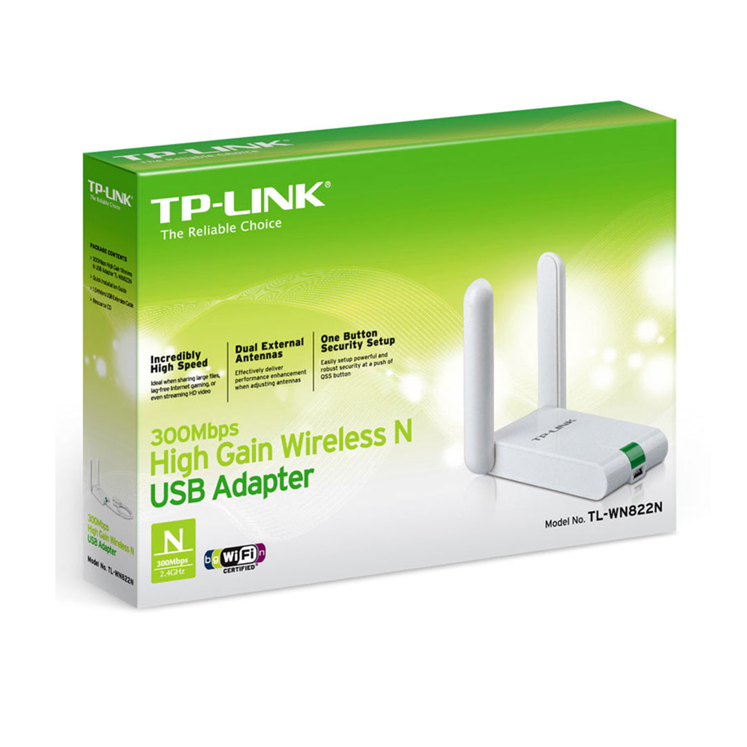 TPLink 11n Wireless 300N USB High Gain Adapter