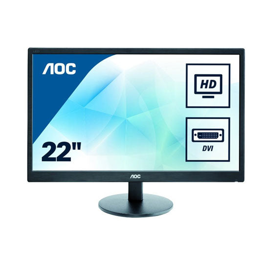 AOC 21.5" E2270SWDN Full HD Home/Office Monitor with DVI/VGA