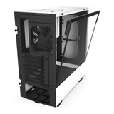 NZXT White H510 Mid Tower with Tempered Glass Window Enthusiast PC Gaming Case