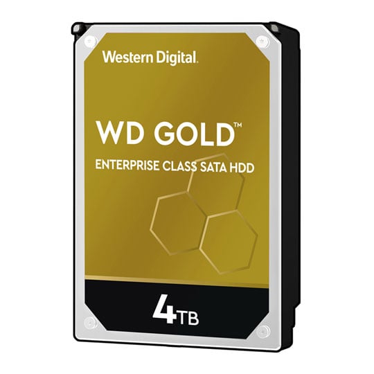 Western Digital Gold 4TB 3.5" Enterprise SATA HDD/Hard Drive 7200rpm