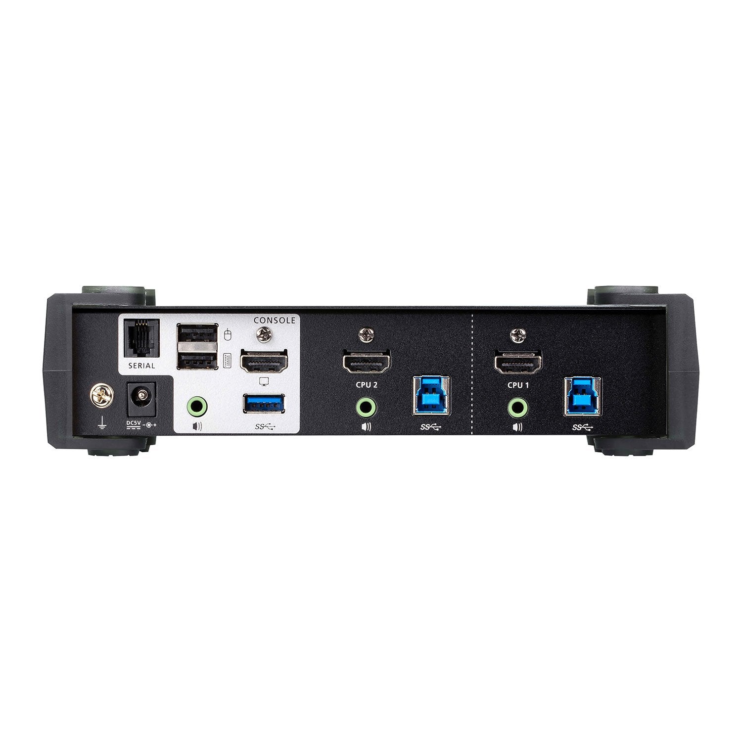 ATEN 2-Port USB 3.0 4K HDMI KVMP Switch with Audio Mixer Mode
