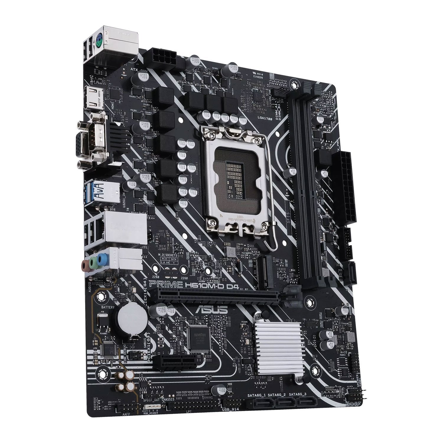 ASUS Intel H610 PRIME H610M-D D4 Micro-ATX Motherboard