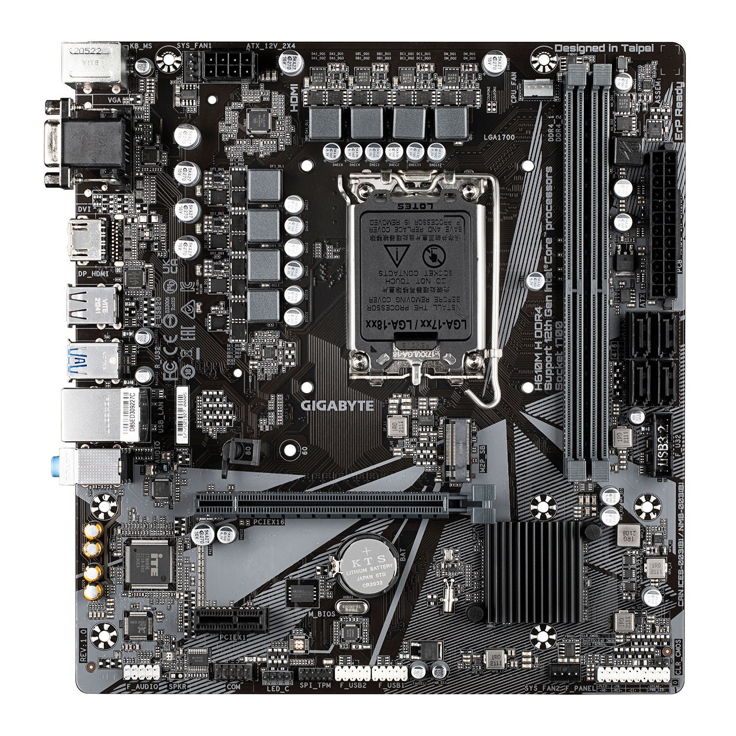 Gigabyte Intel H610M H DDR4 PCIe 4.0 mATX Motherboard