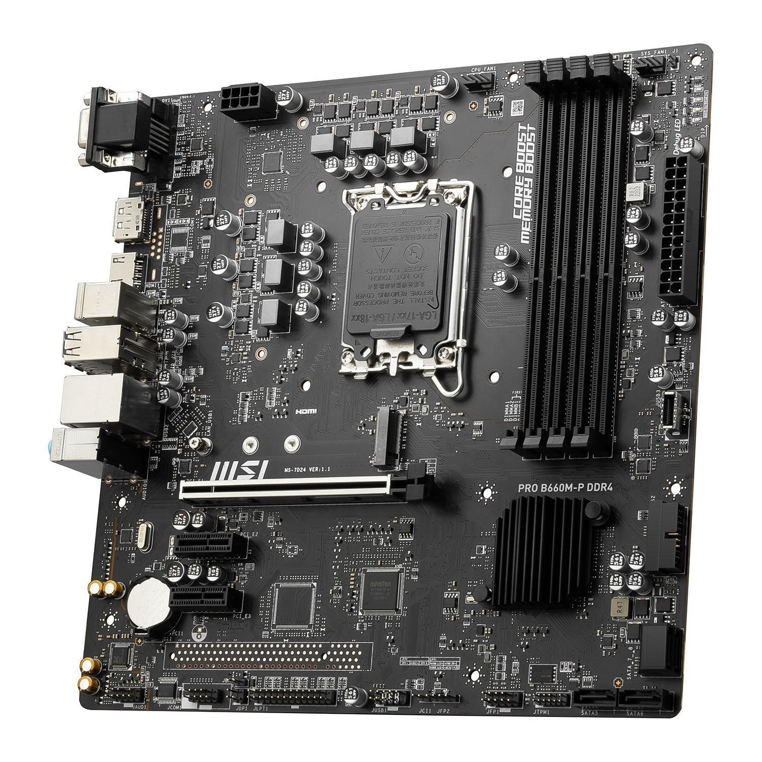 MSI PRO Intel B660M-P DDR4 Micro-ATX Motherboard