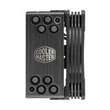 Cooler Master Hyper 212 RGB Black Edition CPU Air Cooler, SF120R RGB Fan, Anodized Gun-Metal Black4 Copper Direct Contact Heat Pipes for AMD Ryzen/Intel LGA1700/1200/1151